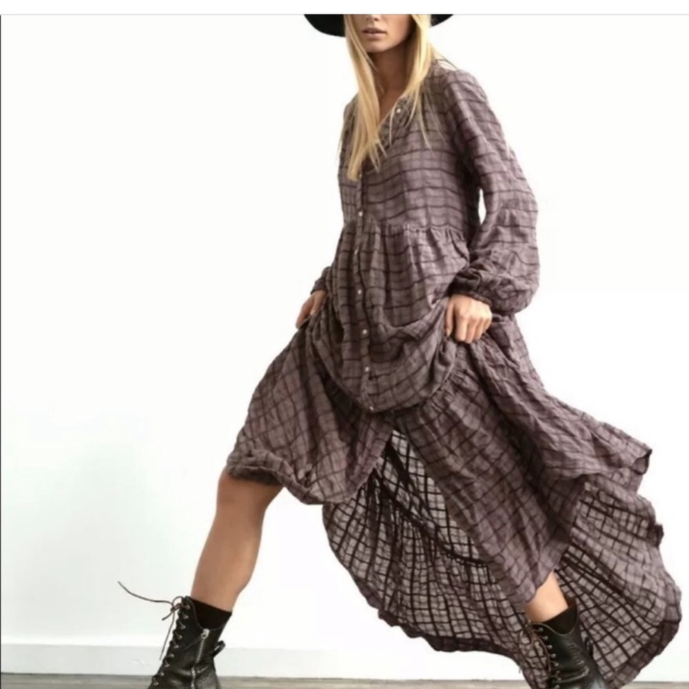 Free people Edie maxi dress horseshoe